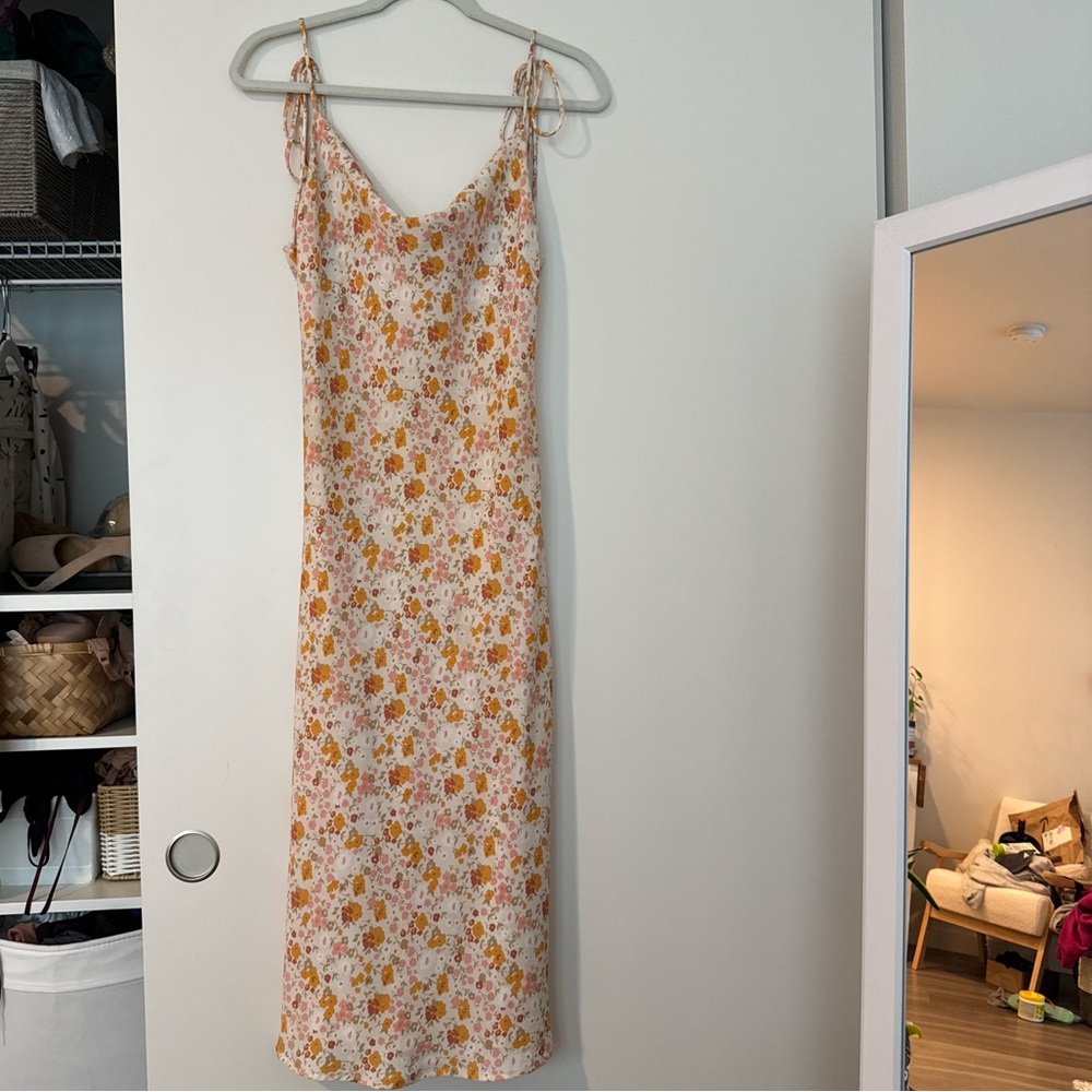 Floral midi dress